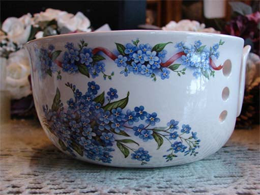 Flowers Forget Me Not Spray Blue Overglaze Ceramic Decals