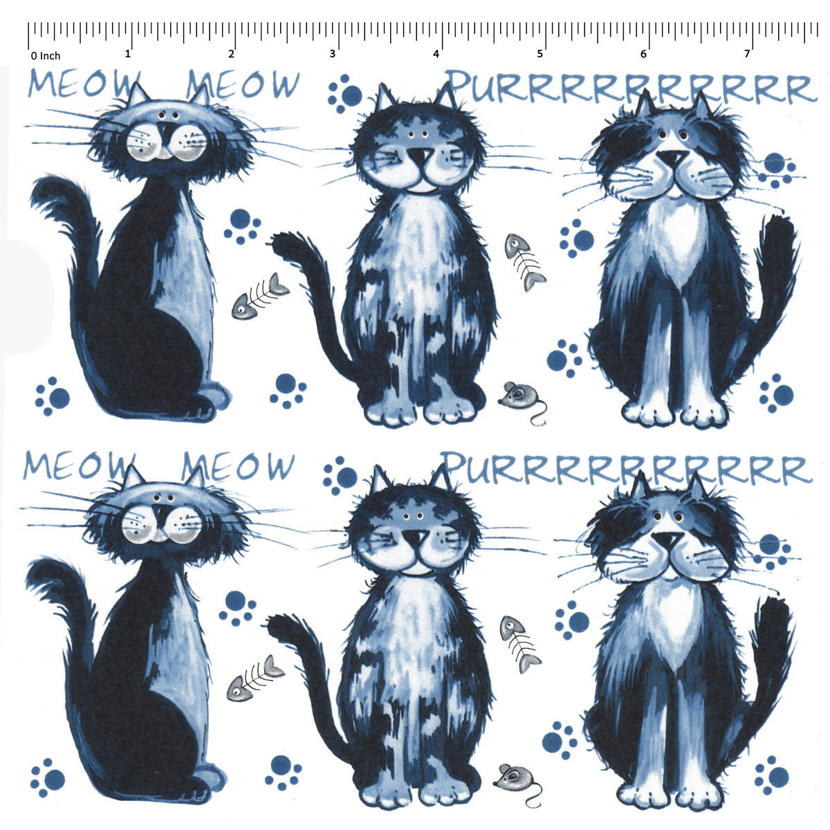 Alley Cats and Bits Overglaze Waterslide Ceramic Decals