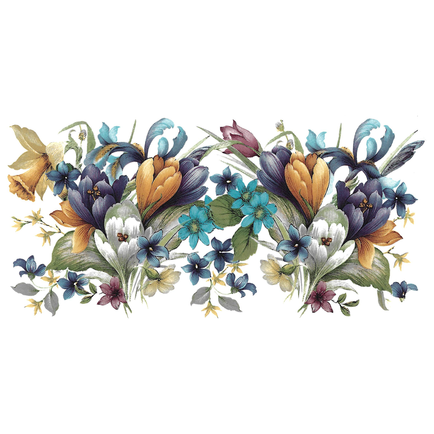Spring Flower Mug Wraps Overglaze Ceramic Decals