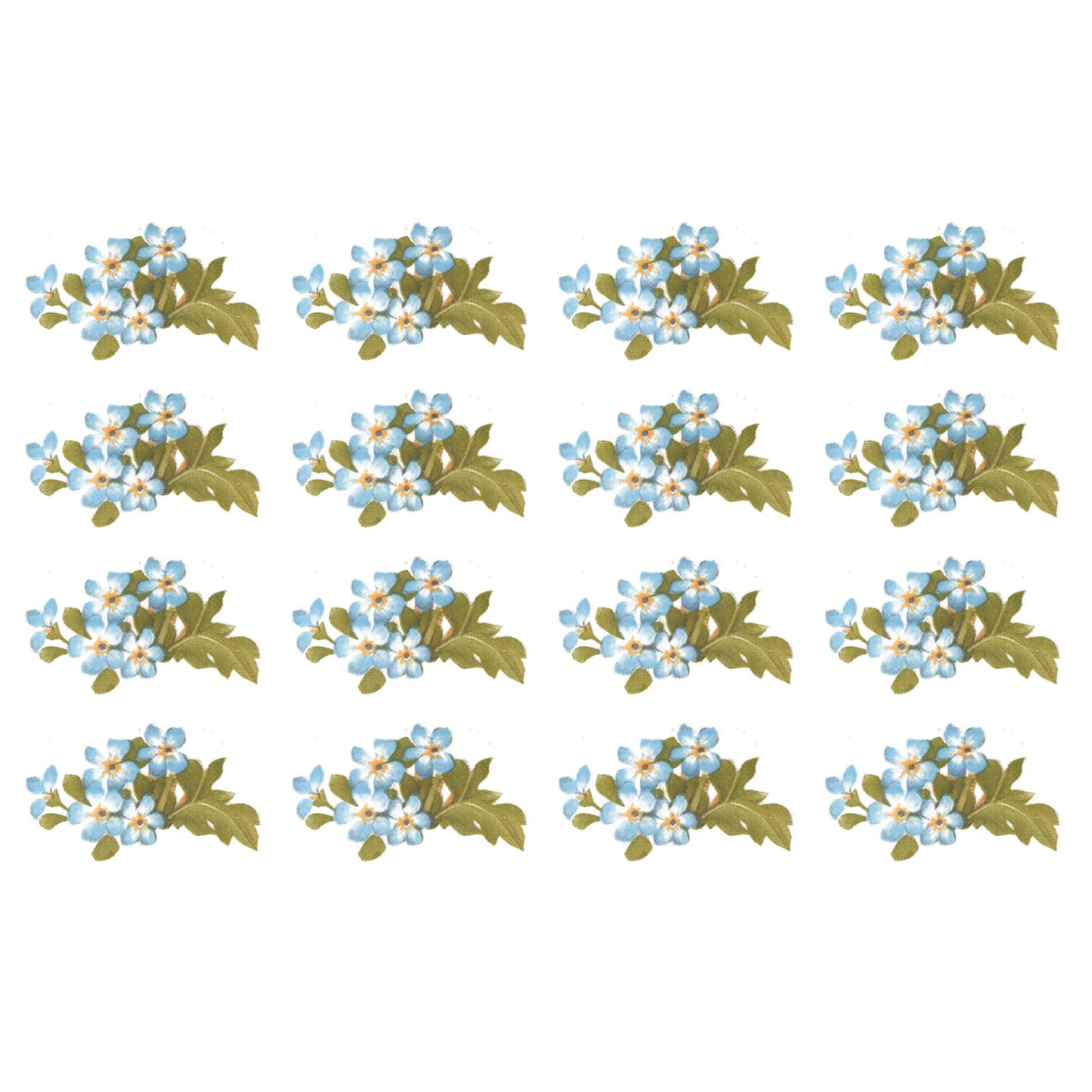 Poppy Flowers Bits Waterslide Ceramic Decals