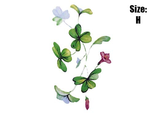 Blooming Shamrock Overglaze Waterslide Ceramic Decals
