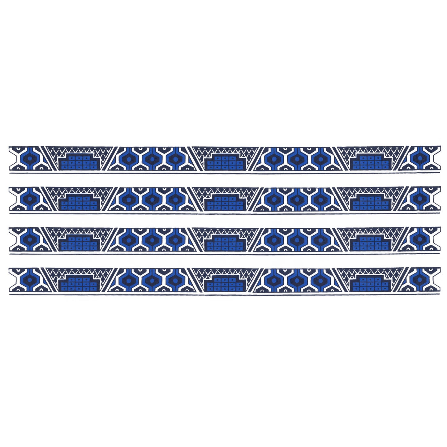 Blue Willow China Border Strips Overglaze Waterslide Ceramic Decals