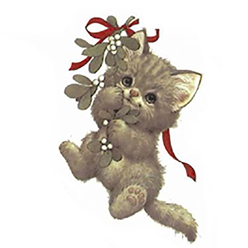 Adorable Christmas Animals Puppy Koala Overglaze Ceramic Waterslide Decals