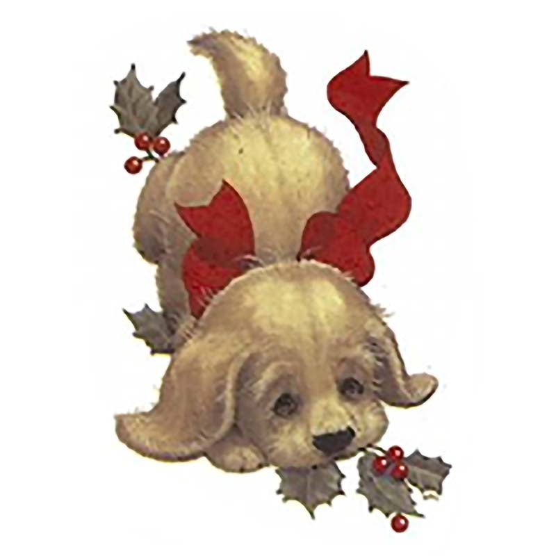 Adorable Christmas Animals Puppy Koala Overglaze Ceramic Waterslide Decals