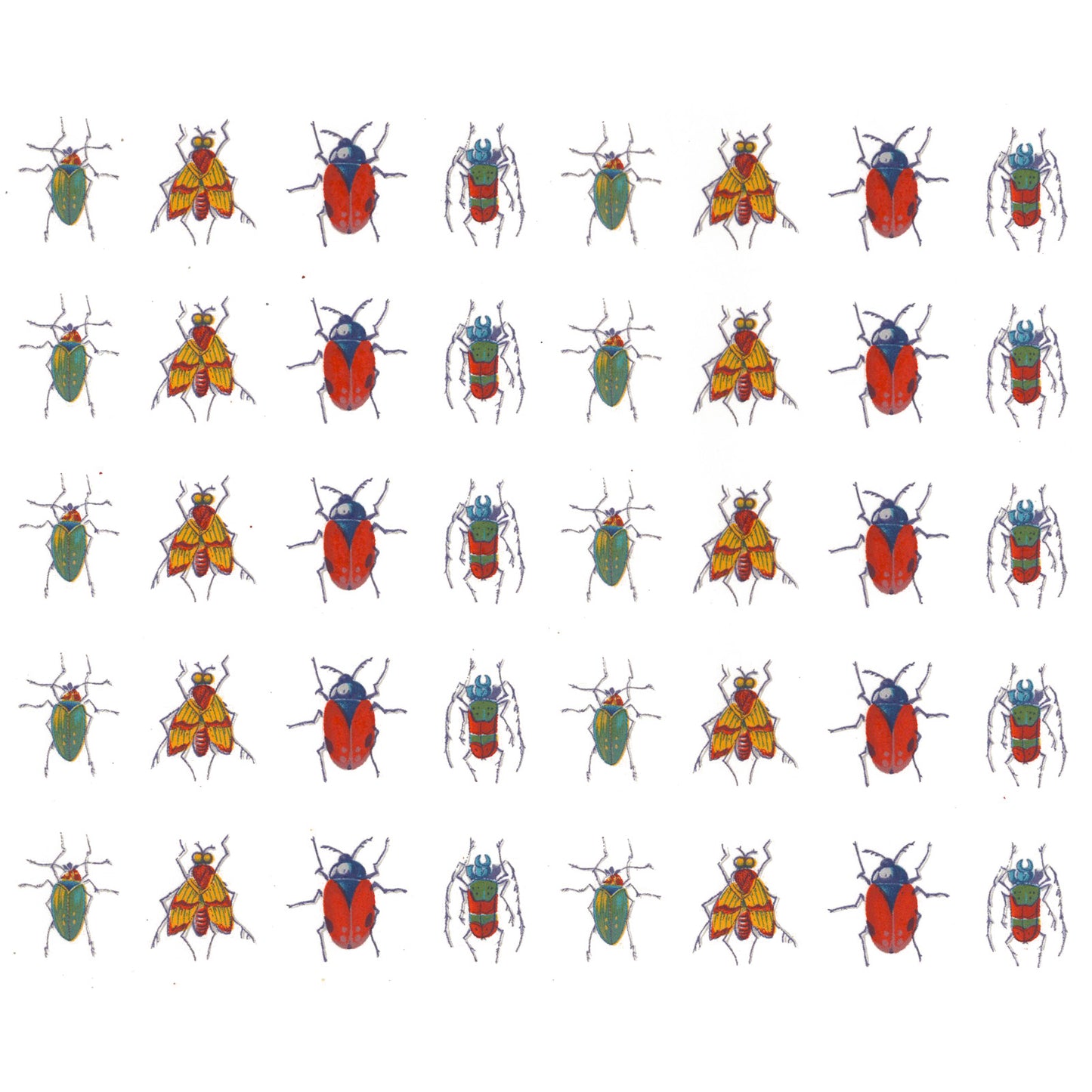 Just Bugs Overglaze Ceramic Decals