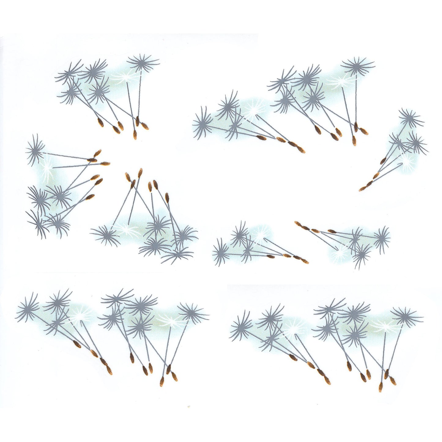 Dandelion Wisher Seeds Overglaze Waterslide Ceramic Decals
