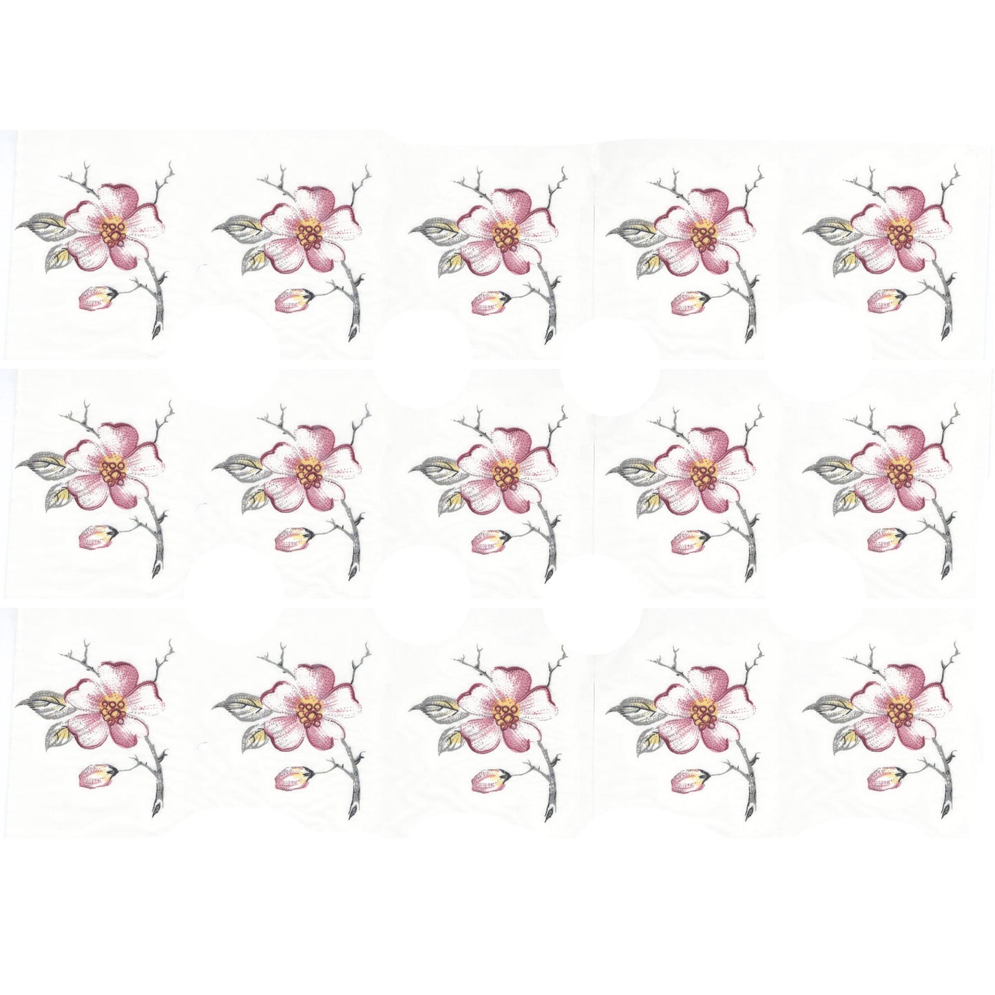 Cherry Blossom Bits Overglaze Ceramic Decals