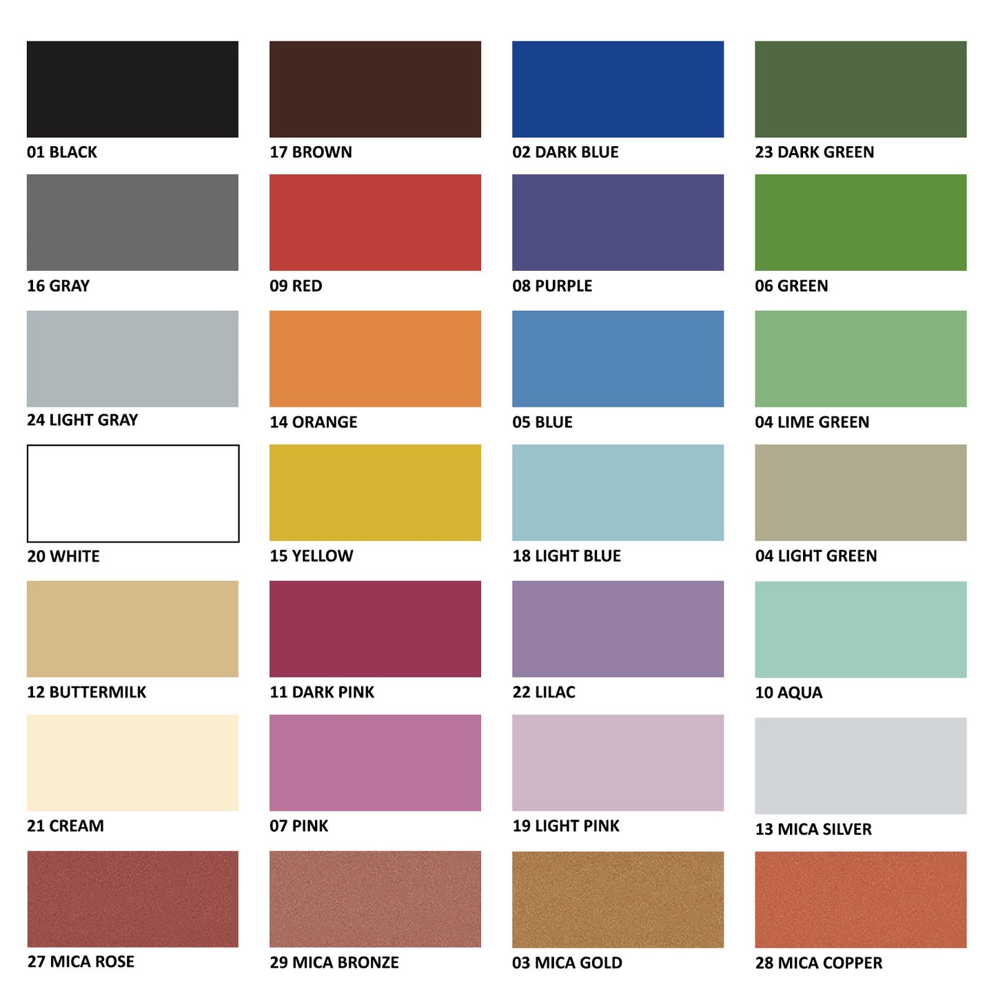 Solid Color Ceramic Decal Paper - 9" X 13"