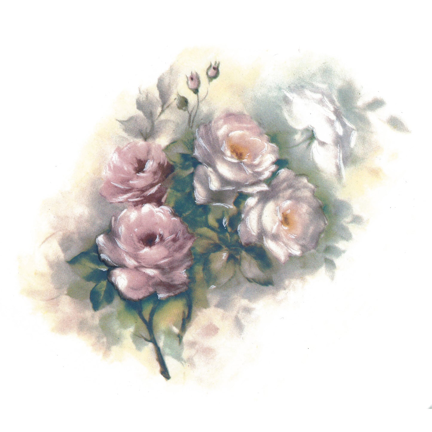 Flowers Roseland Roses Overglaze Ceramic Decals