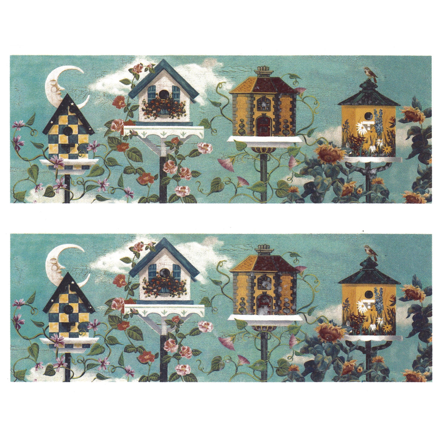Birdhouses Overglaze Ceramic Decals
