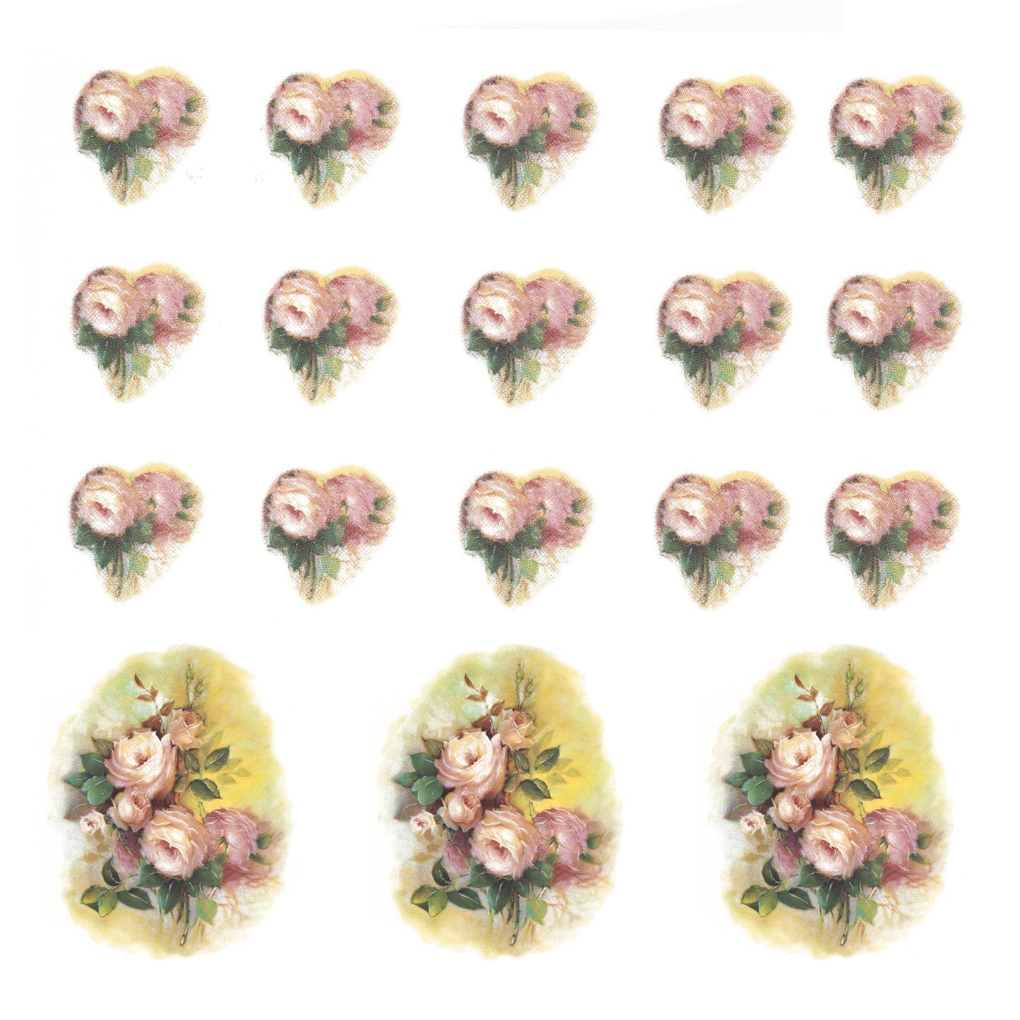 Flowers Wild Pink Rose Overglaze Ceramic Decals