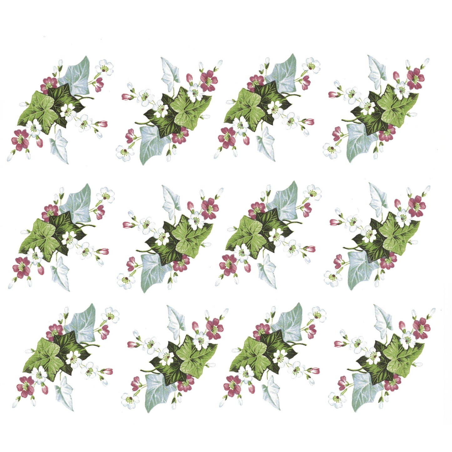 Ivy Overglaze Ceramic Decals