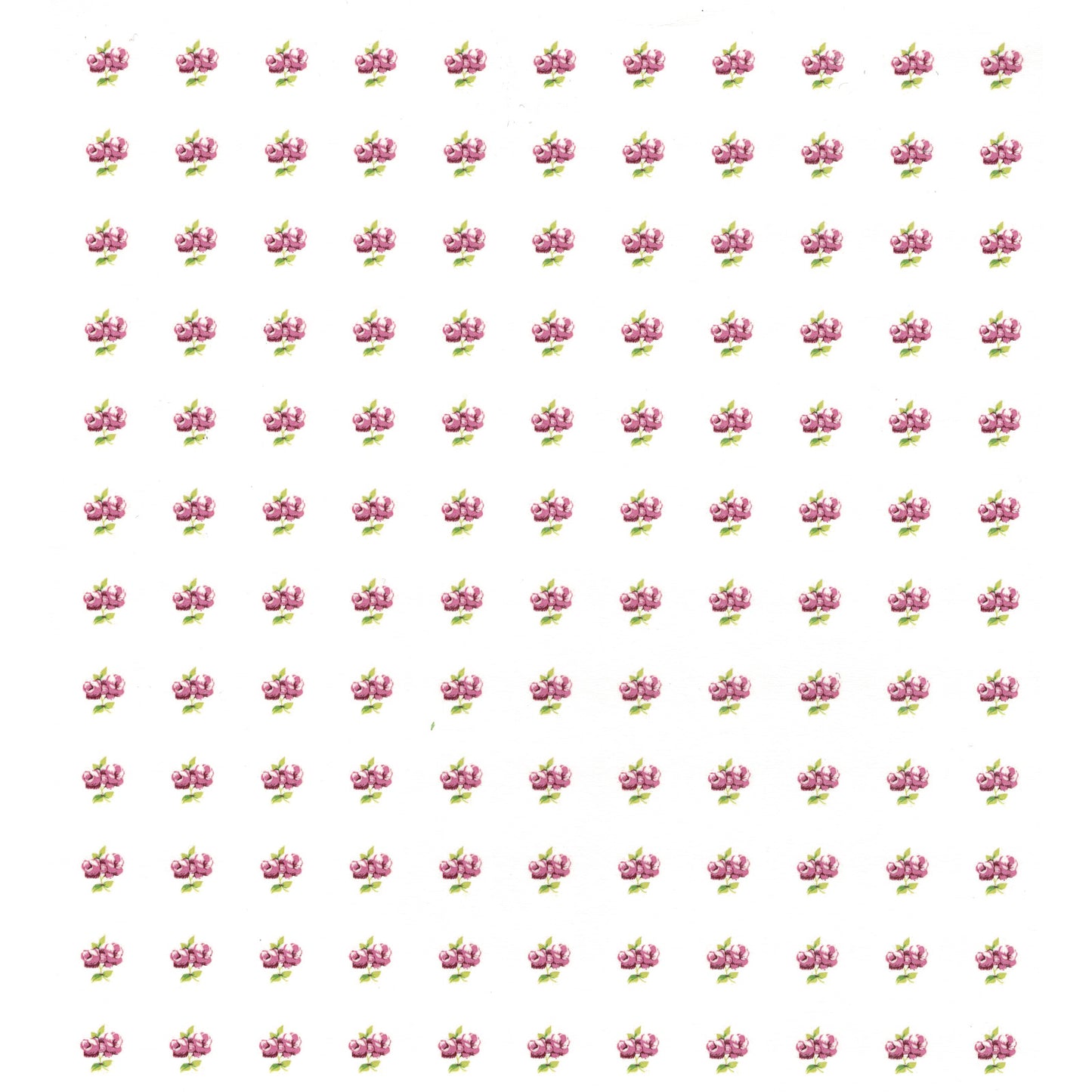 Flowers Tiny Pink Buds Overglaze Ceramic Decals