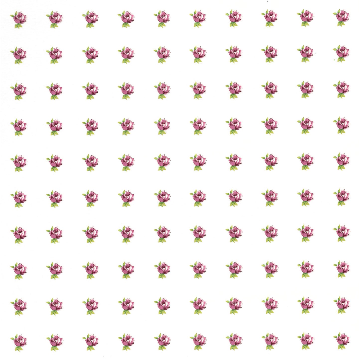 Flowers Tiny Pink Buds Overglaze Ceramic Decals