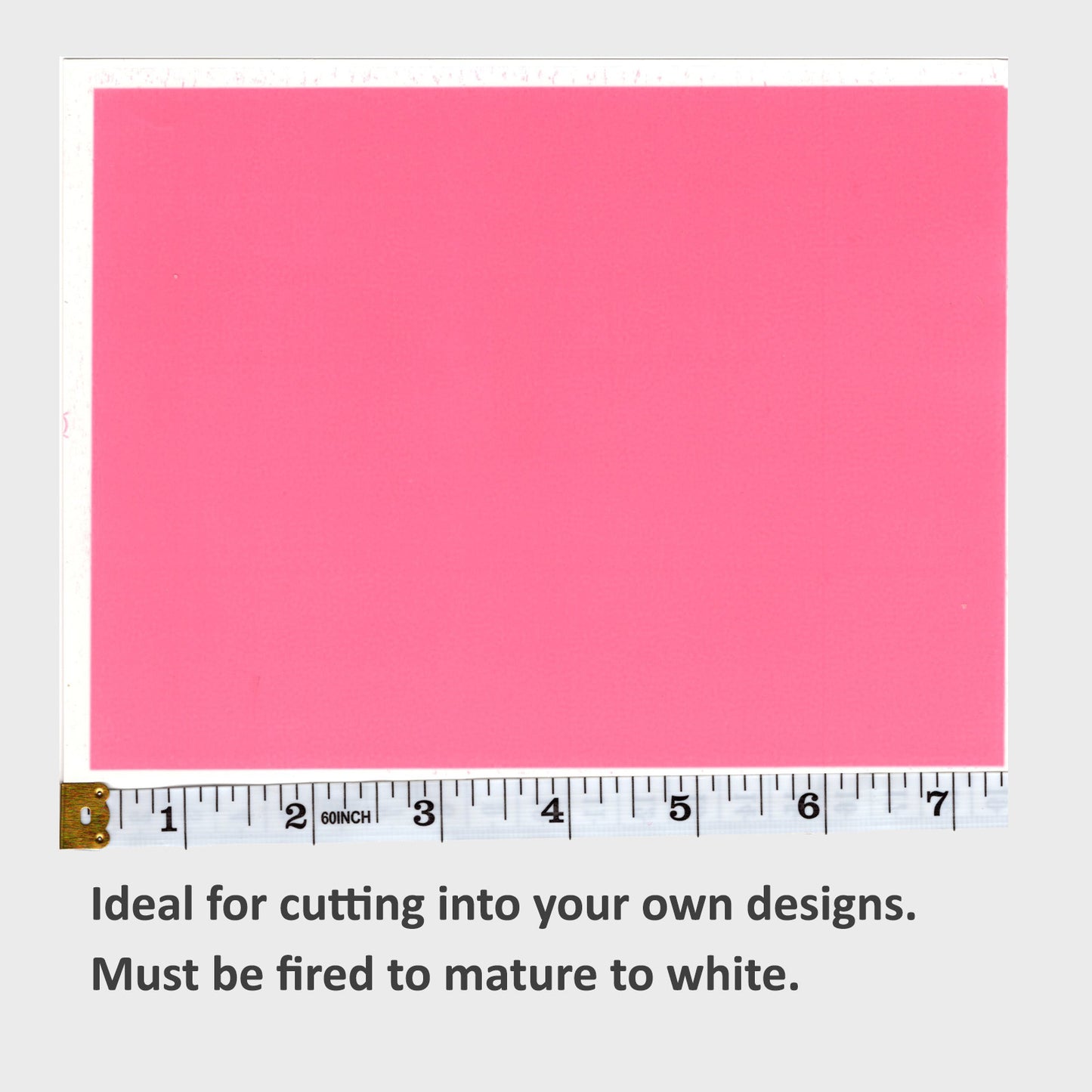 Solid White Color 5 x 7 Inch Decal Paper for Glass Fusing