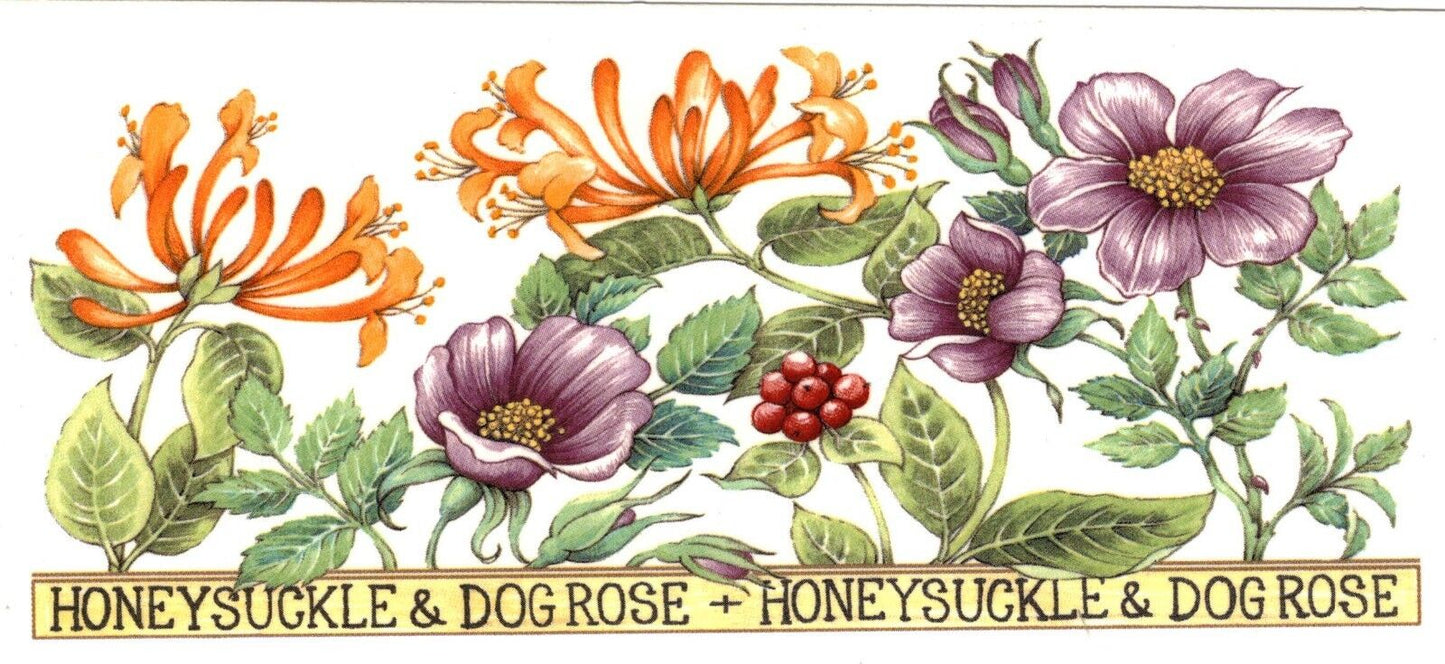 Honeysuckle Rose Mug Cup Wrap 1 pc 7 1/2" X 3 1/4" Waterslide Ceramic Decal