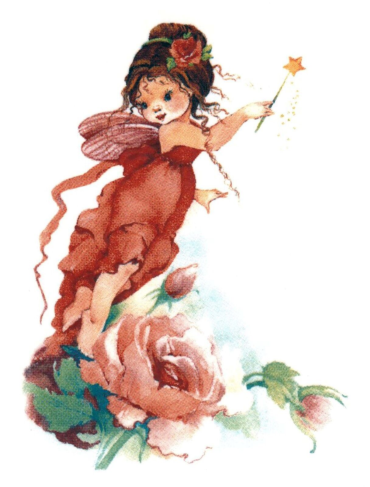 Fairy Rose Petal Overglaze Waterslide Ceramic Decals
