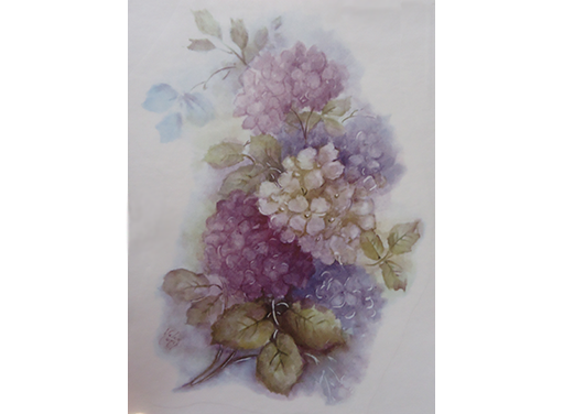 Flowers Hydrangea Ceramic Decals 171