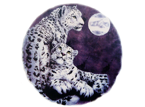 Snow Leopards Ceramic Decals 3420
