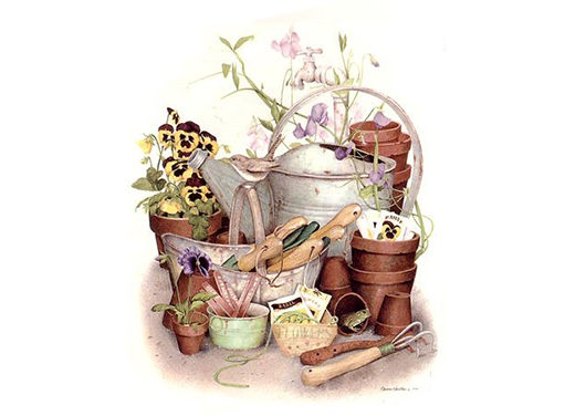 Spring Gardening Ceramic Decals 465