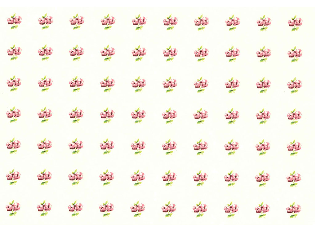 Flowers Tiny Pink Buds Ceramic Decals 5814