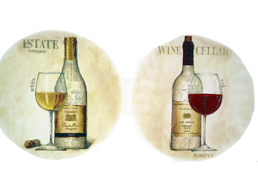 Wine Cellar Estate Vineyards Ceramic Decals 3474