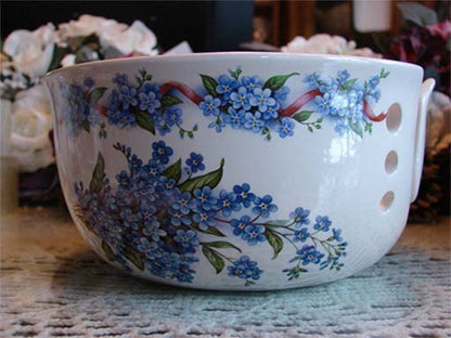 Flowers Forget Me Not Spray Blue Overglaze Ceramic Decals