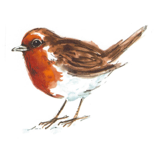 Robin Bird Overglaze Waterslide Ceramic Decals