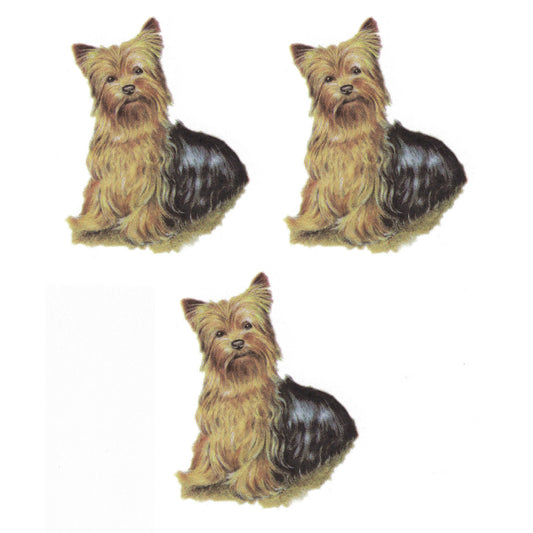 Yorkie Yorkshire Terrier Dog Garden Overglaze Waterslide Ceramic Decals