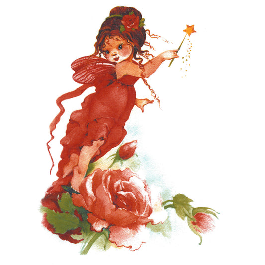 Fairy Rose Petal Overglaze Waterslide Ceramic Decals