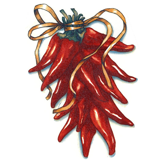 Chili Pepper Bunch Overglaze Waterslide Ceramic Decals