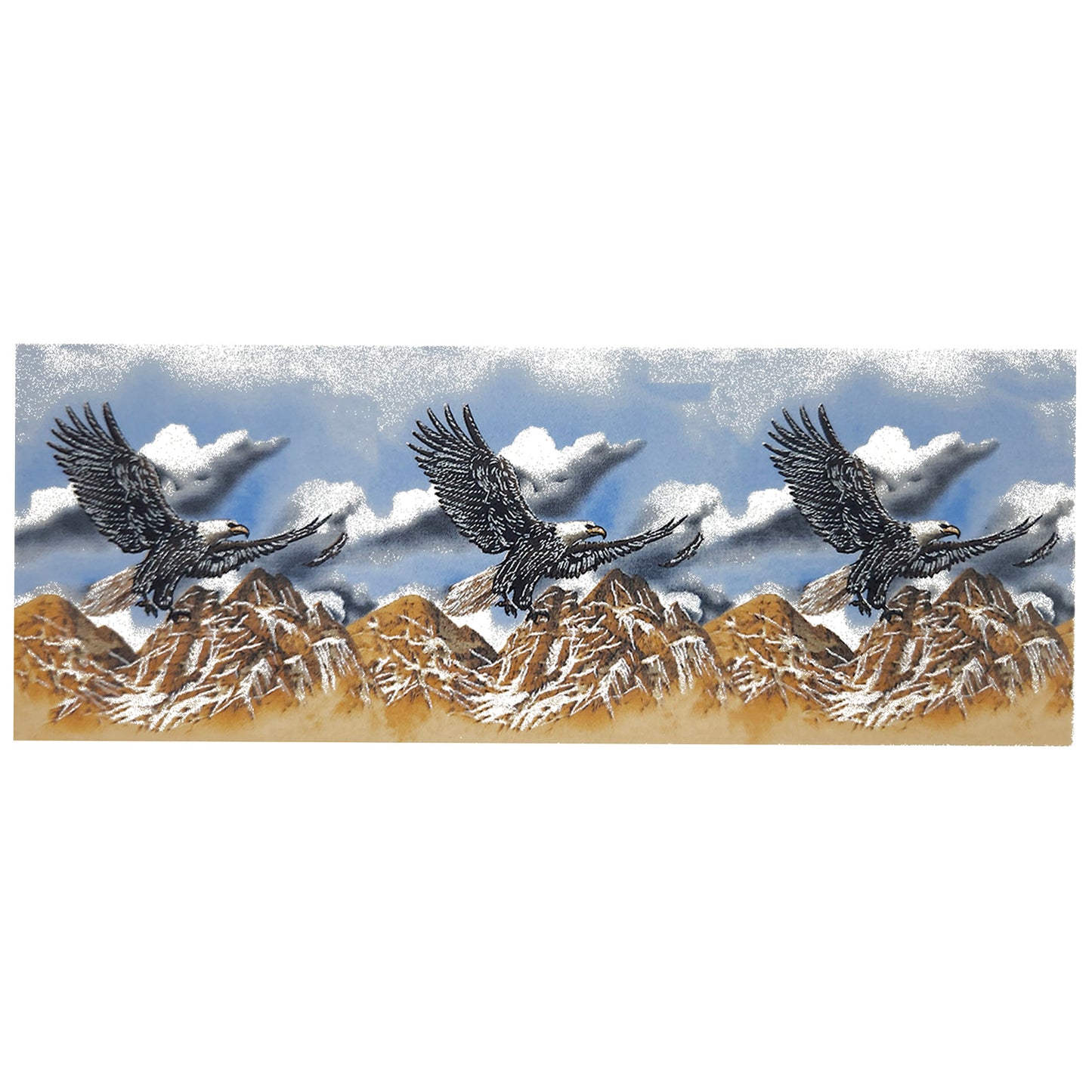 Eagle Mountain Mug Wrap 8 x 3 Inch 1 pc Overglaze Waterslide Ceramic Decal