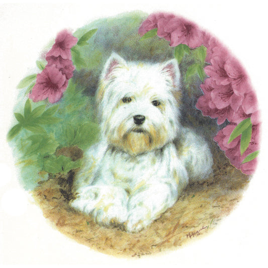 Westland Terrier Westie Dog Overglaze Waterslide Ceramic Decal