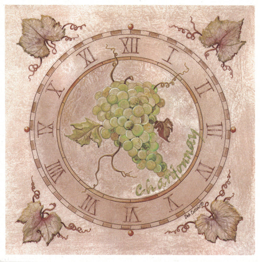 Grape Bunch Clock Face Tile A Overglaze Waterslide Ceramic Decal