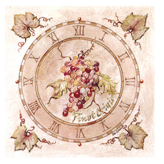 Grape Bunch Clock Face Tile B Overglaze Waterslide Ceramic Decal