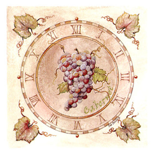 Grape Bunch Clock Face Tile C Overglaze Waterslide Ceramic Decal