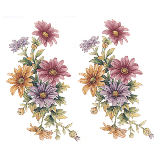 Chrysanthemum Style A Overglaze Ceramic Decals