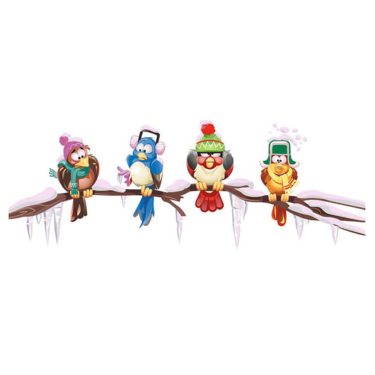 Chilly Birds Mug Wrap Overglaze Ceramic Decals