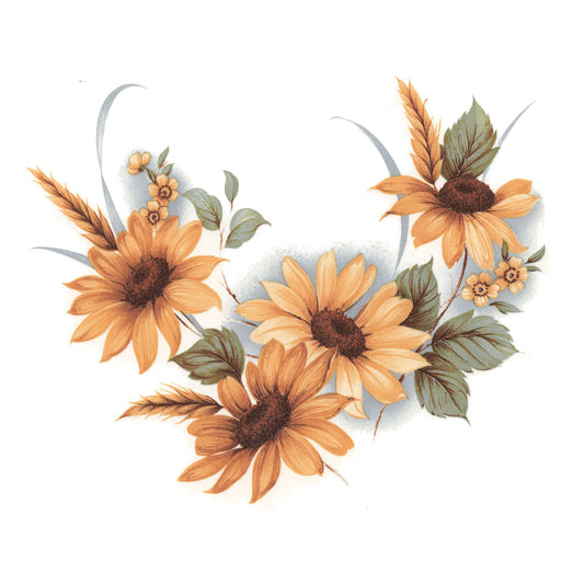 Black Eyed Susans Rudbeckia Flowers Overglaze Ceramic Decals