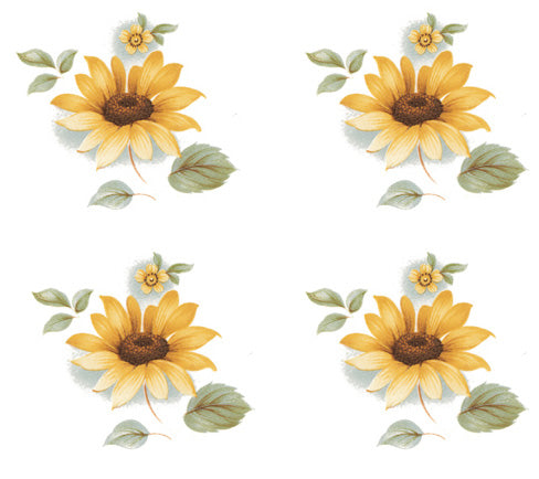 Black Eyed Susans Rudbeckia Flowers Singles Overglaze Ceramic Decals
