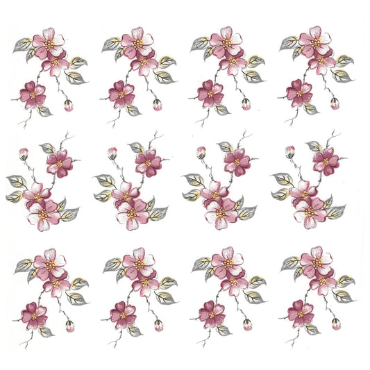 Cherry Blossom Style A Overglaze Ceramic Decals