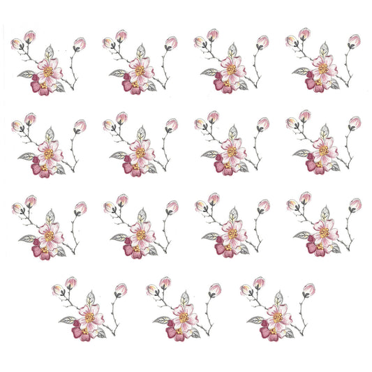 Cherry Blossom Style B Overglaze Ceramic Decals