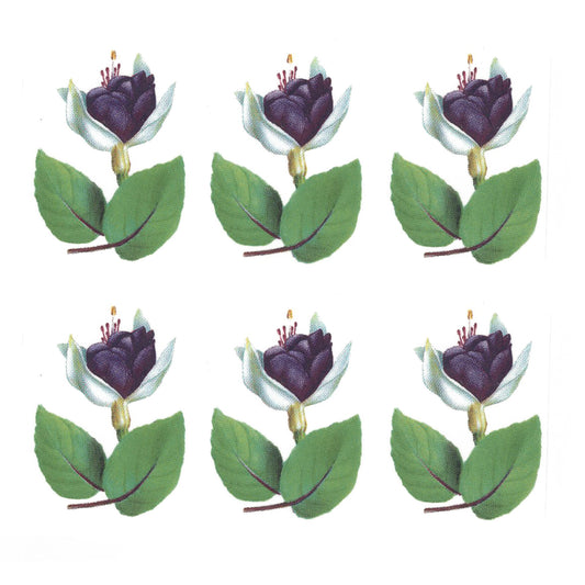 Fuchsia Napoleon Small Singles Overglaze Ceramic Decals