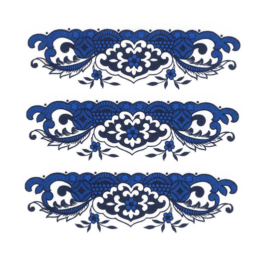 Blue Willow China Borders Overglaze Waterslide Ceramic Decals