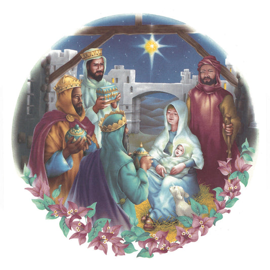 Christmas Nativity Overglaze Ceramic Decals