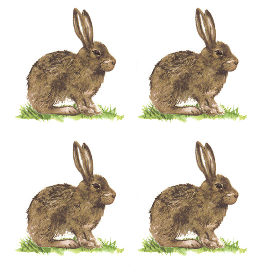 Rabbit Forest Overglaze Waterslide Ceramic Decals
