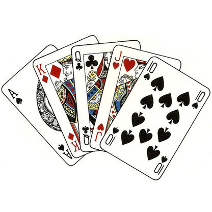 Playing Cards Overglaze Ceramic Decals