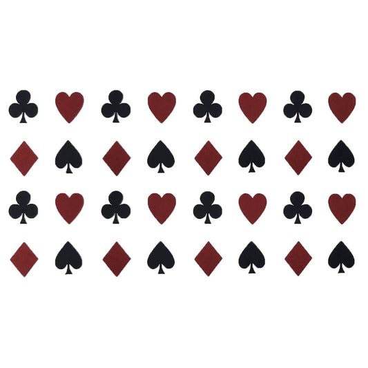 Playing Card Suits Overglaze Ceramic Decals