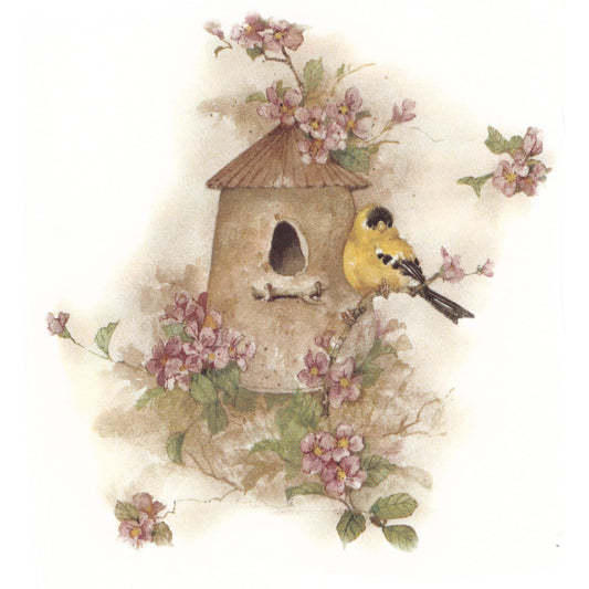 Rustic Birdhouse Overglaze Ceramic Decals