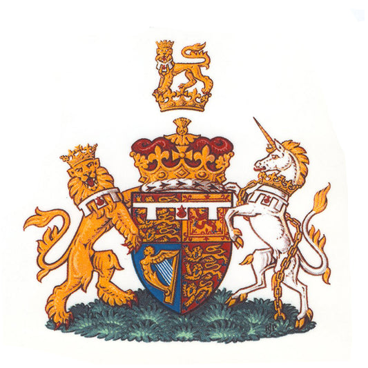 Royal Coat of Arms Overglaze Ceramic Decals